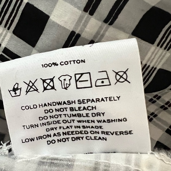 Faithfull The Brand 100% Cotton Plaid Smocked Maxi Dress Cottagecore S - Picture 5 of 13